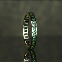 Classic Tsavorite Stacker Eternity Ring