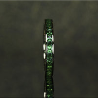Classic Tsavorite Stacker Eternity Ring