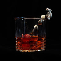 Sterling Silver Dragon Swizzle Stick