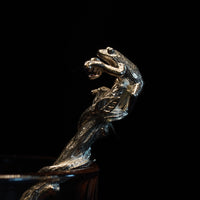 Sterling Silver Frog Swizzle Stick