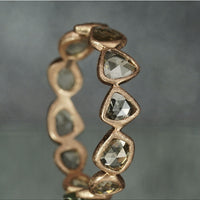 Rosecut Diamond Eternity Ring