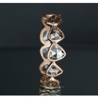 Rosecut Diamond Eternity Ring