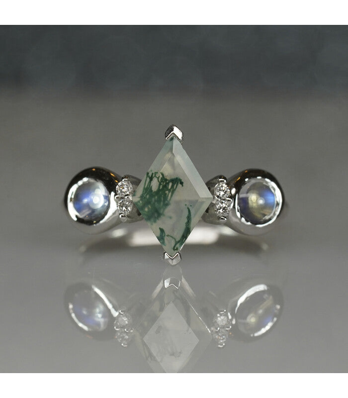 Moss Agate Rings